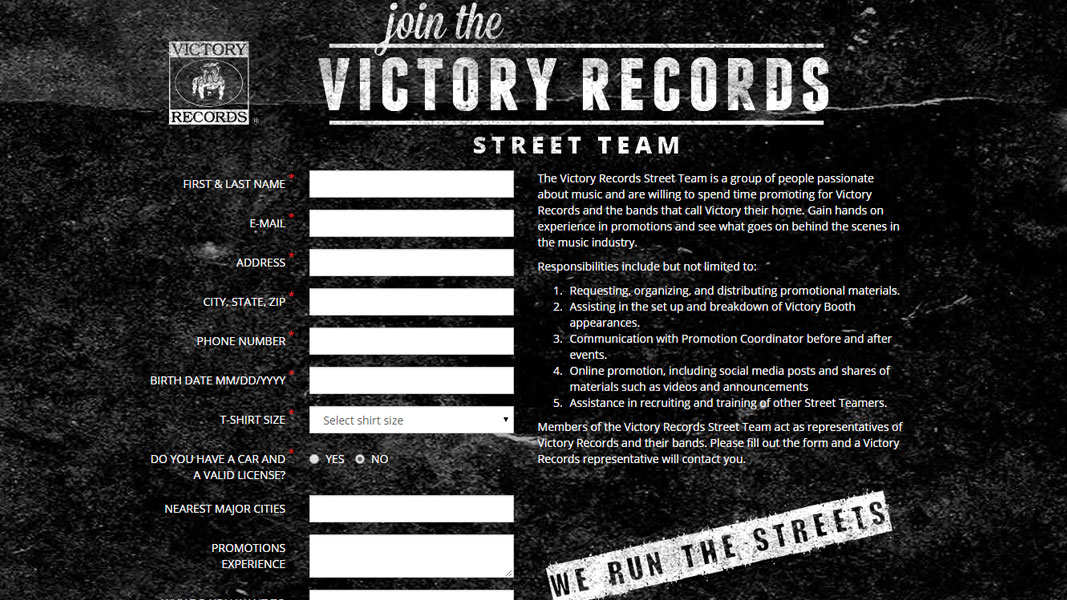 Victory Street Team